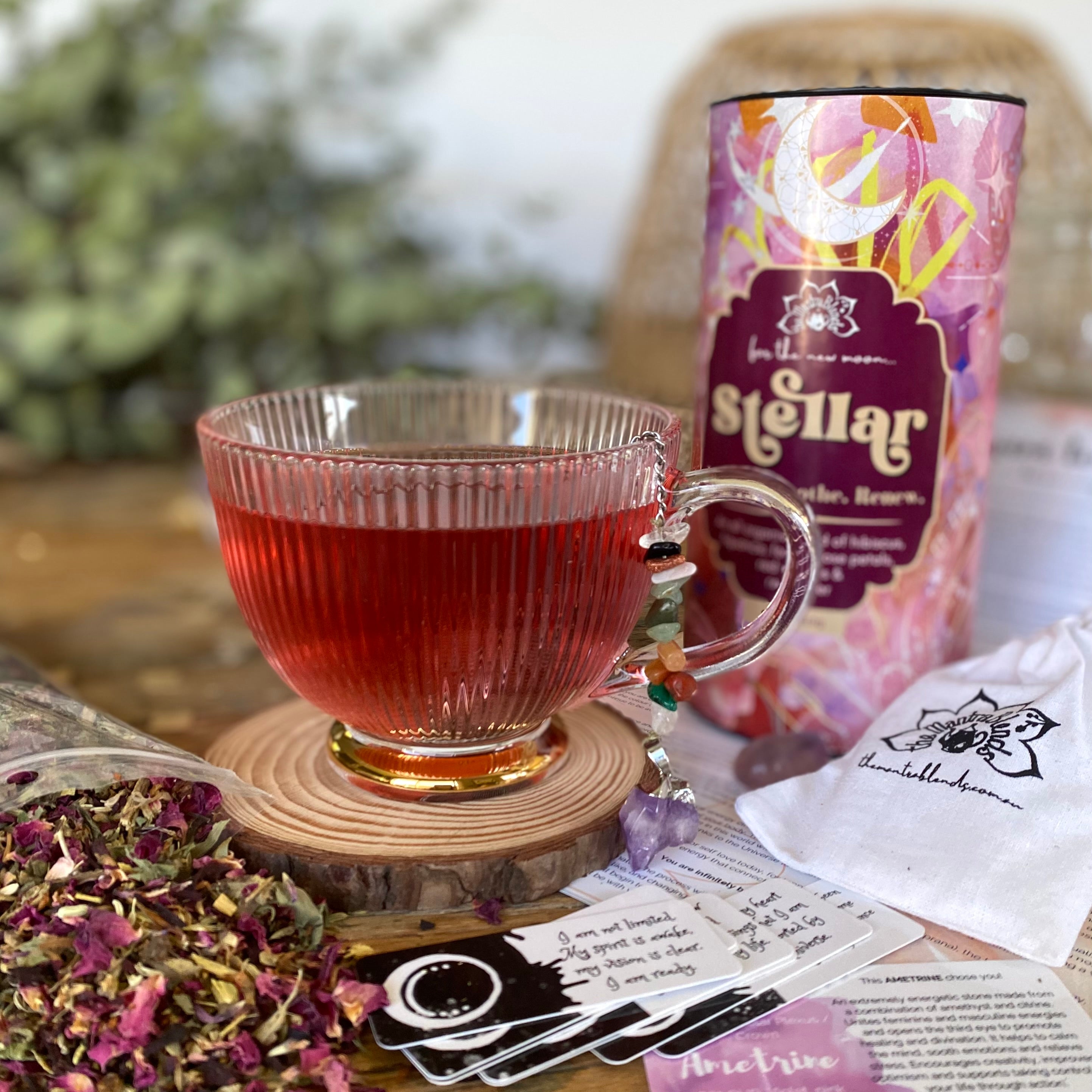 STELLAR | New Moon Tea Ritual Canister - Manifest. Soothe. Renew.