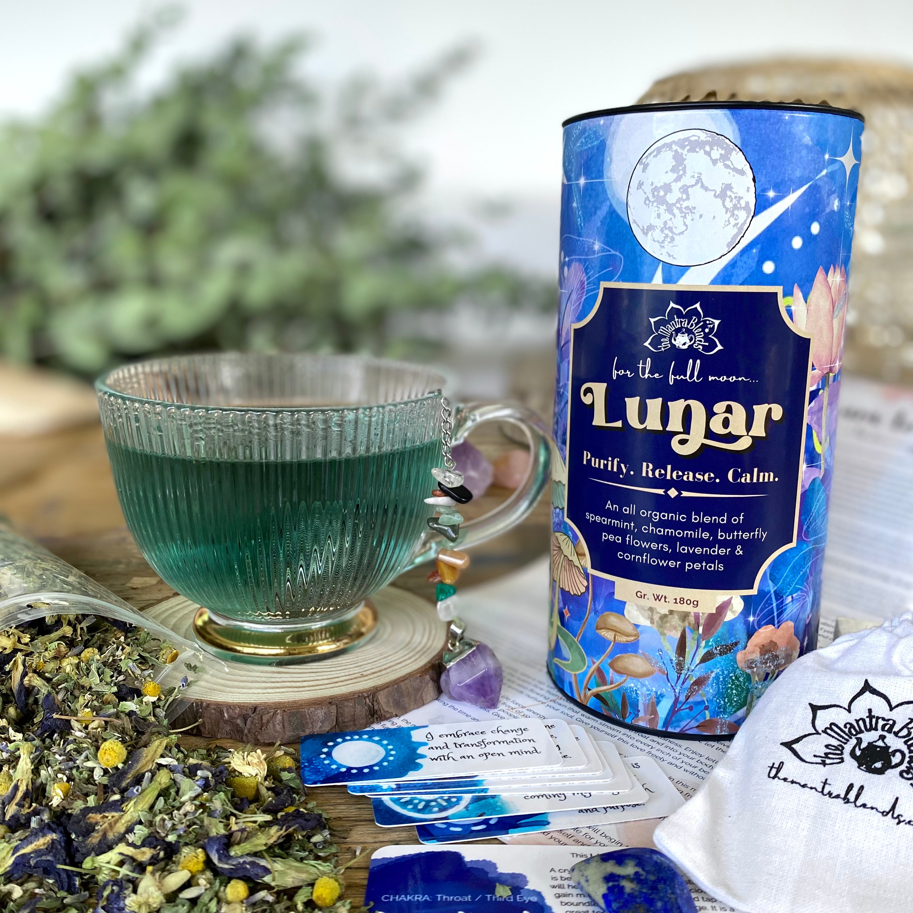 LUNAR (Full Moon) Herbal Tea Pack - Purify. Release. Calm.