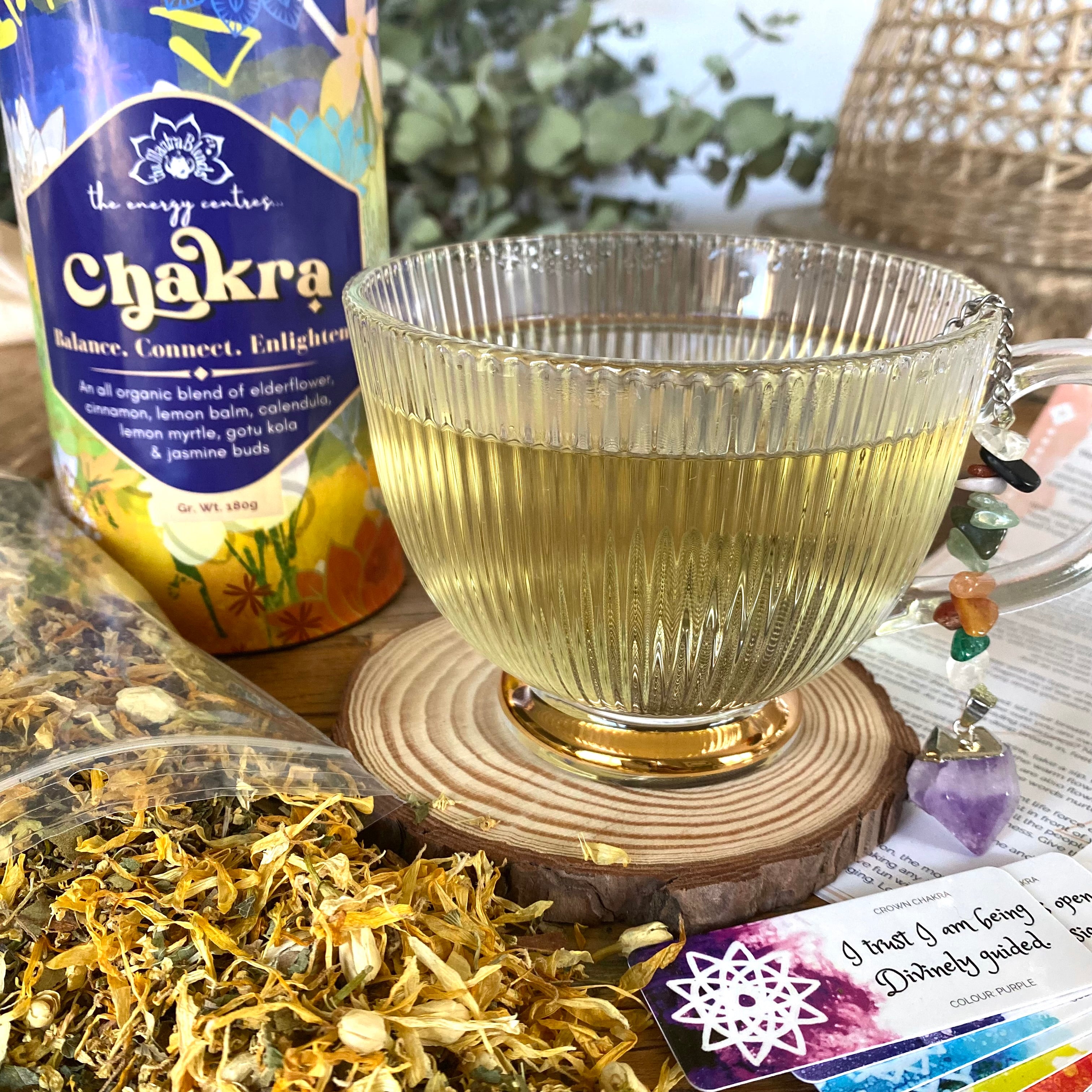 CHAKRA | Energy Alignment Tea Ritual Canister - Balance. Connect. Enlighten.