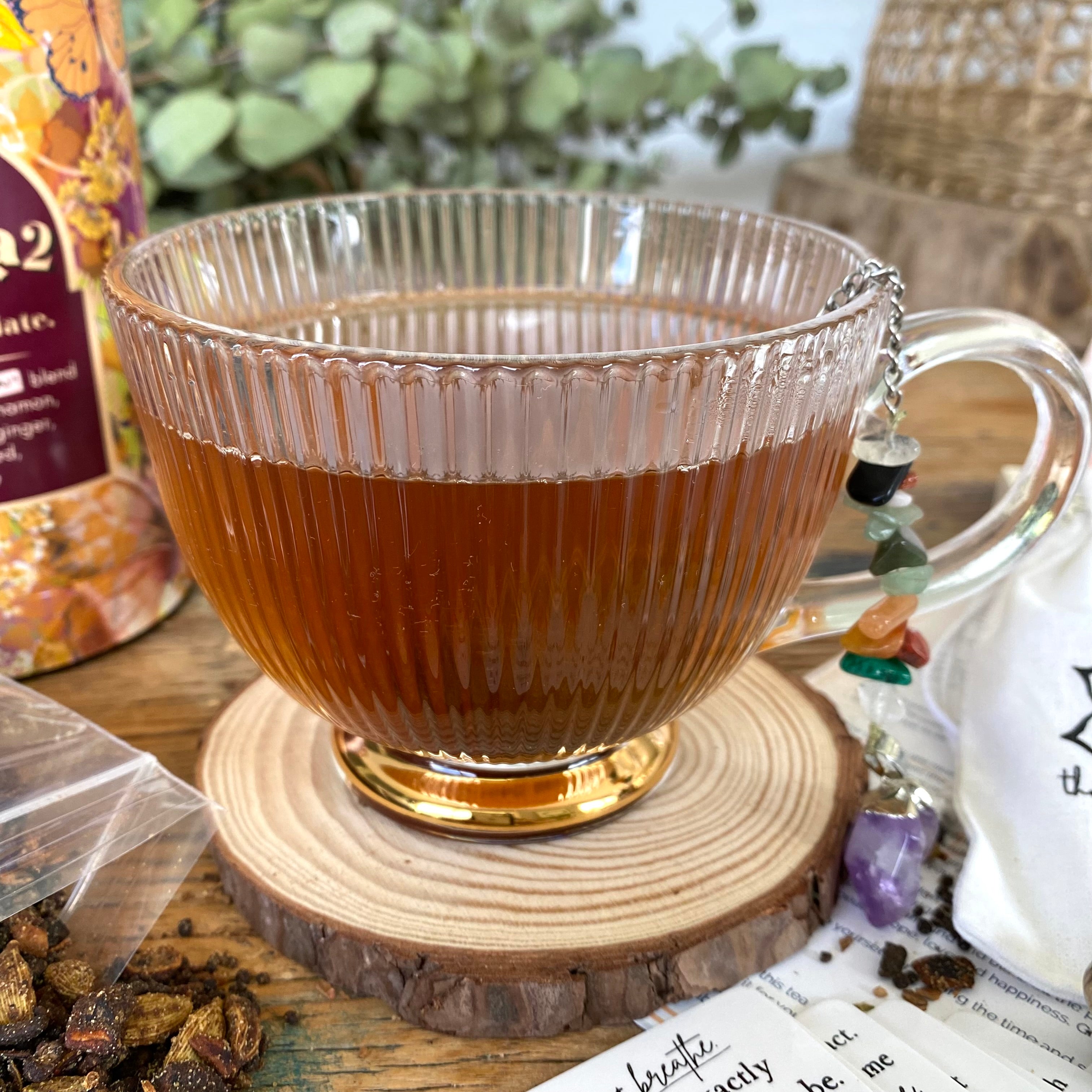 MAPRANA 2 | "Sticky" Chai Tea Ritual Canister - Breathe. Flow. Radiate.