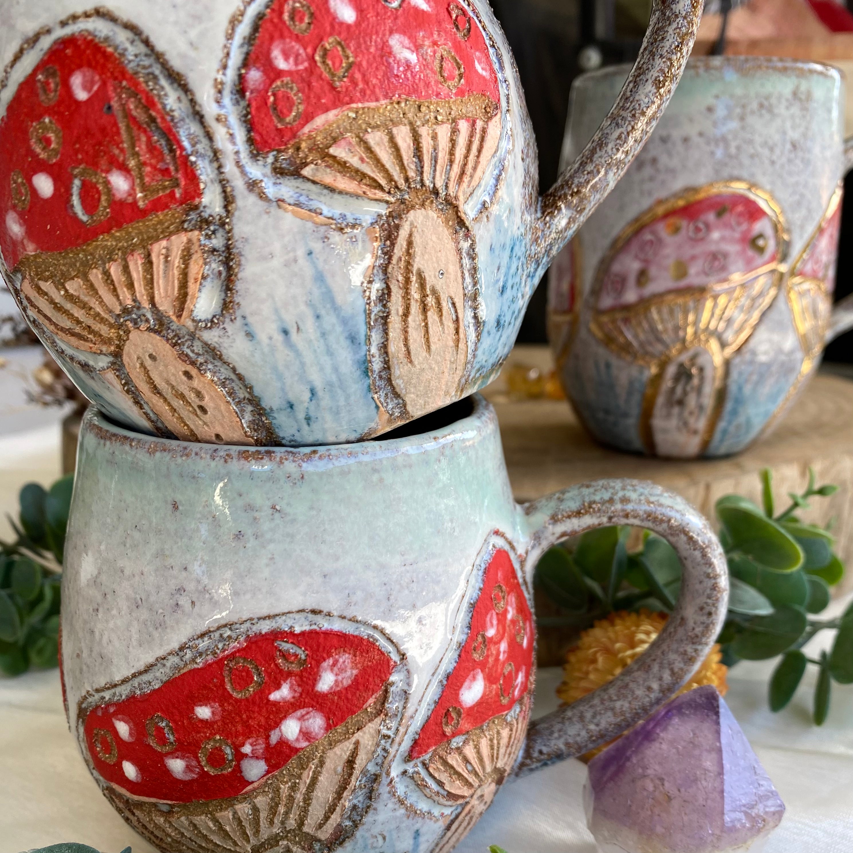 Crystal Mugs by Carys Martin