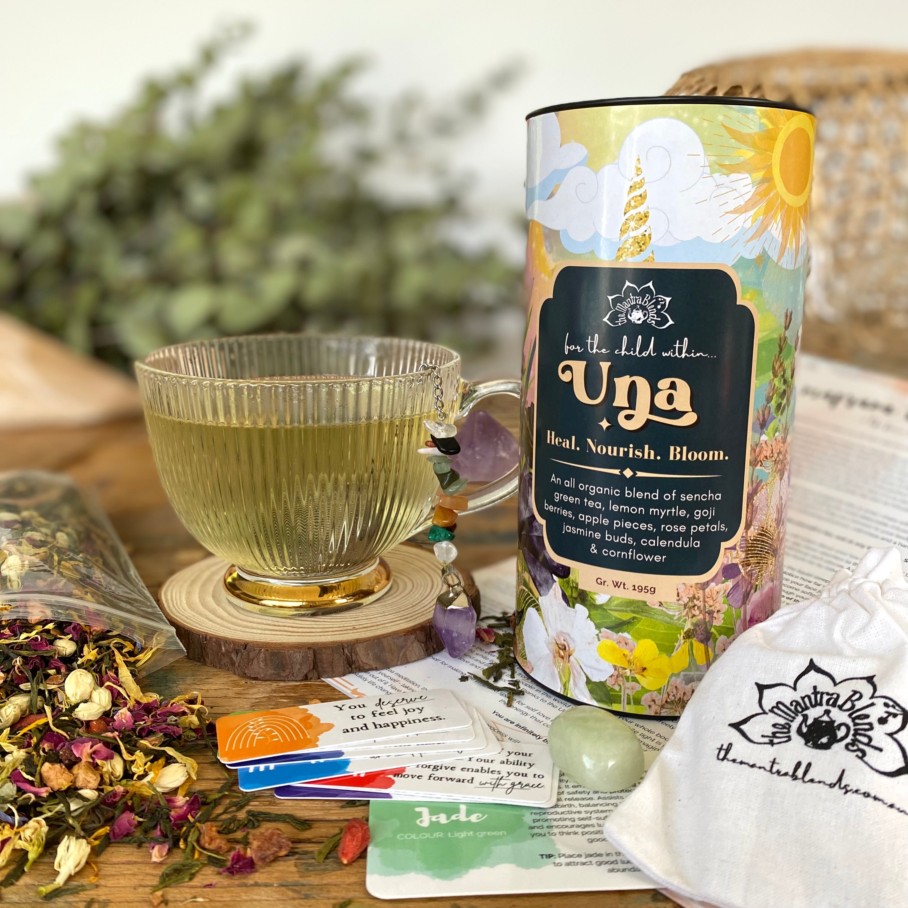 UNA | Inner Child Tea Ritual Canister - Heal. Nourish. Bloom.