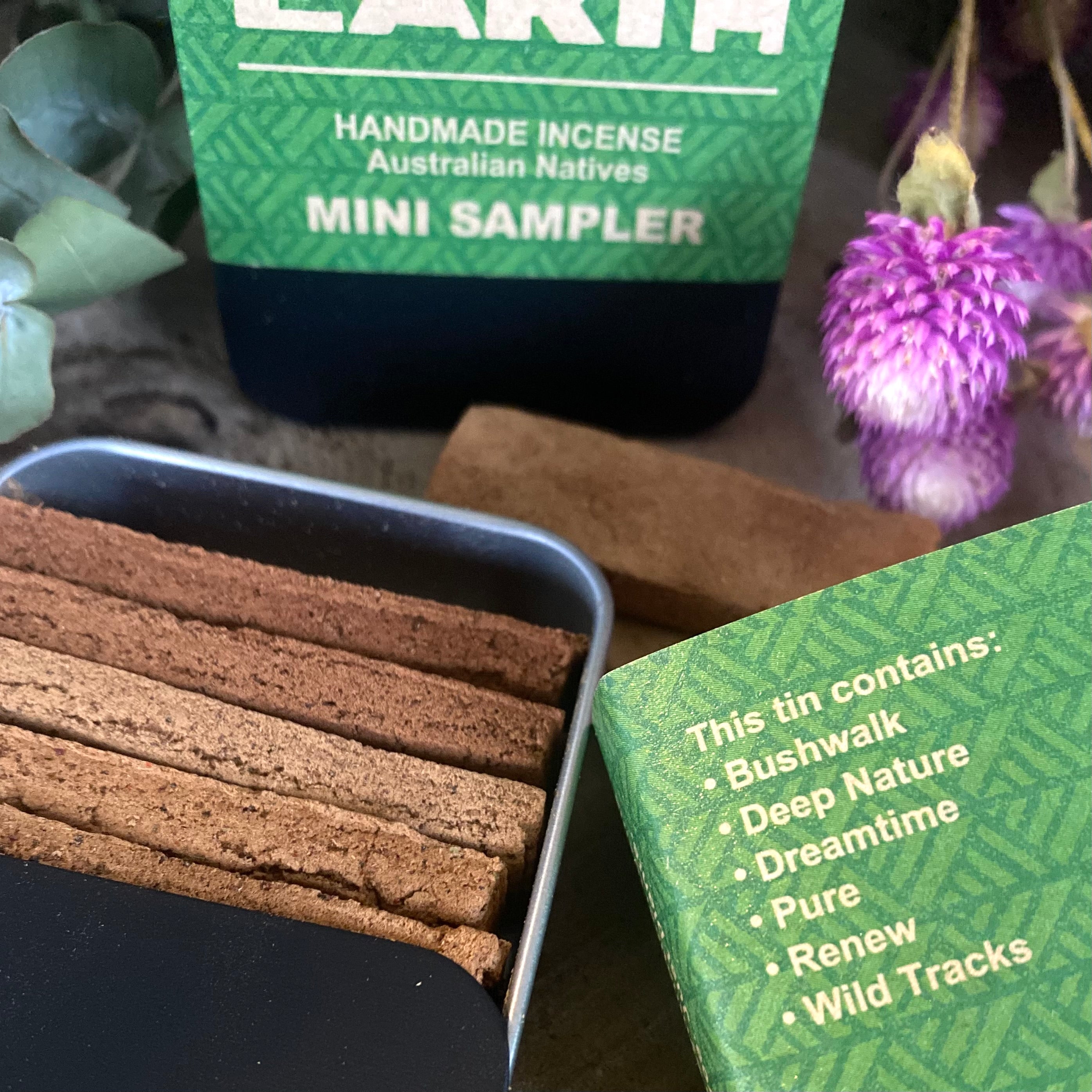 "Tribe Earth" Incense MINI SAMPLER Tins