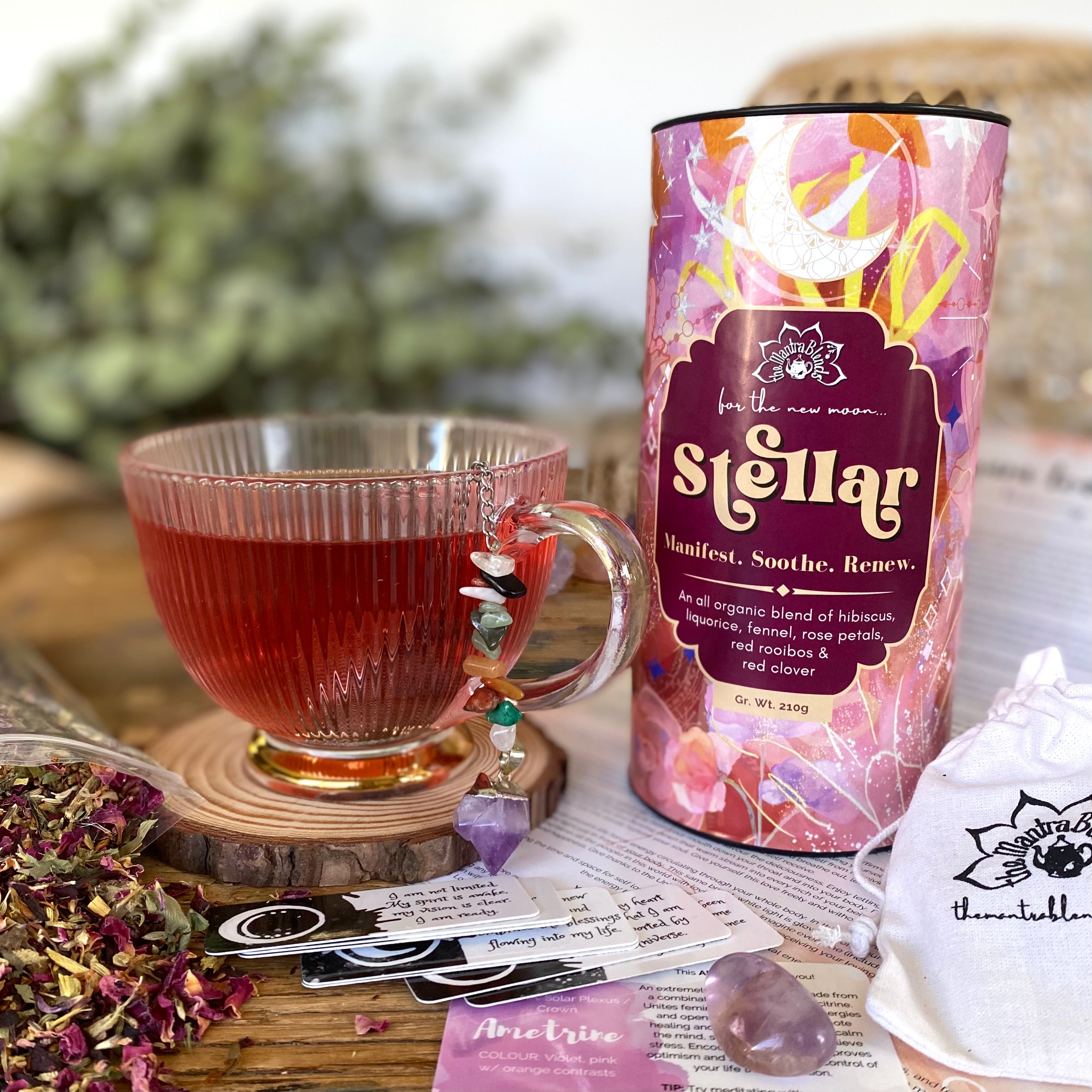 STELLAR | New Moon Tea Ritual Canister - Manifest. Soothe. Renew.