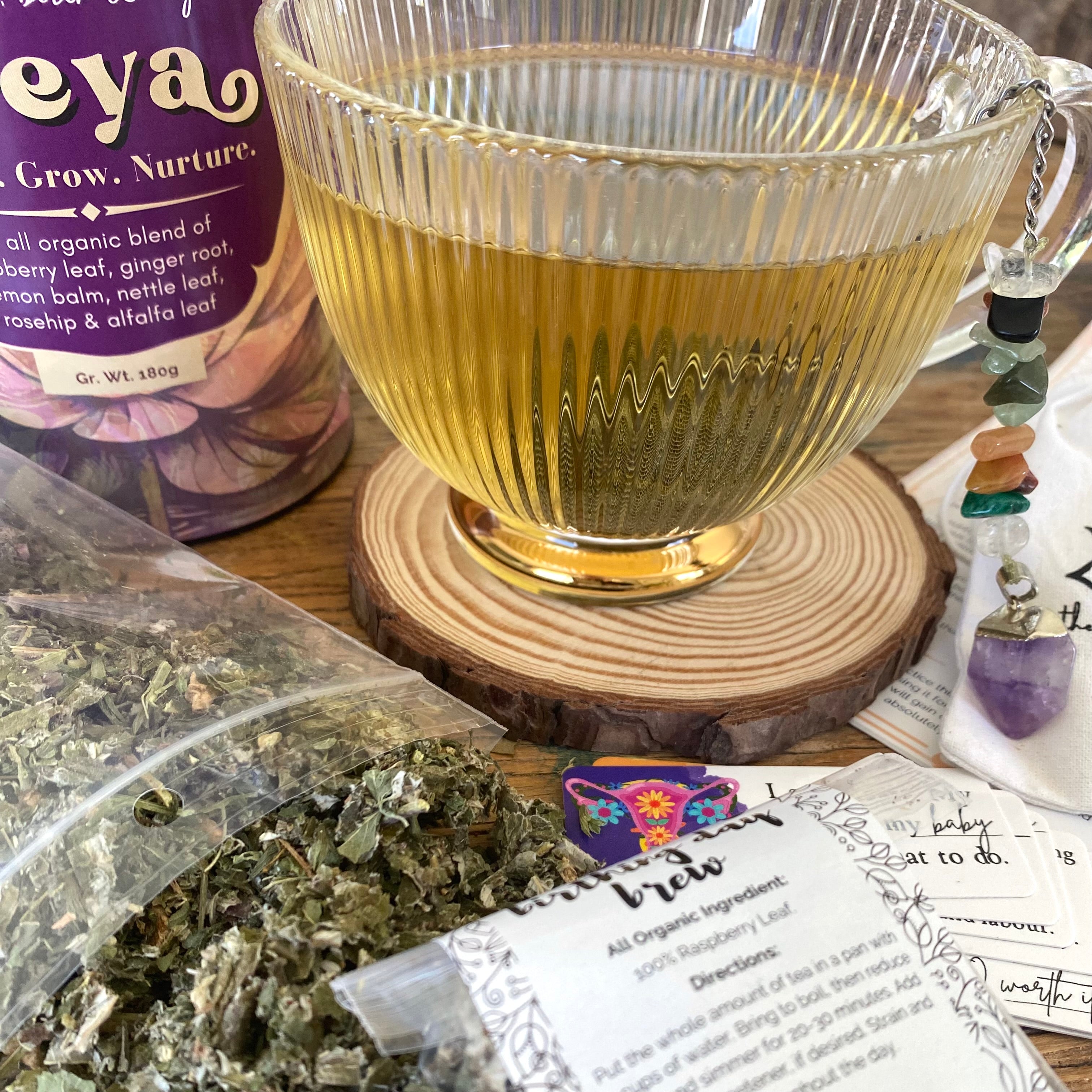 FREYA | Pregnancy, Birth & Beyond Tea Ritual Canister - Create. Grow. Nurture.