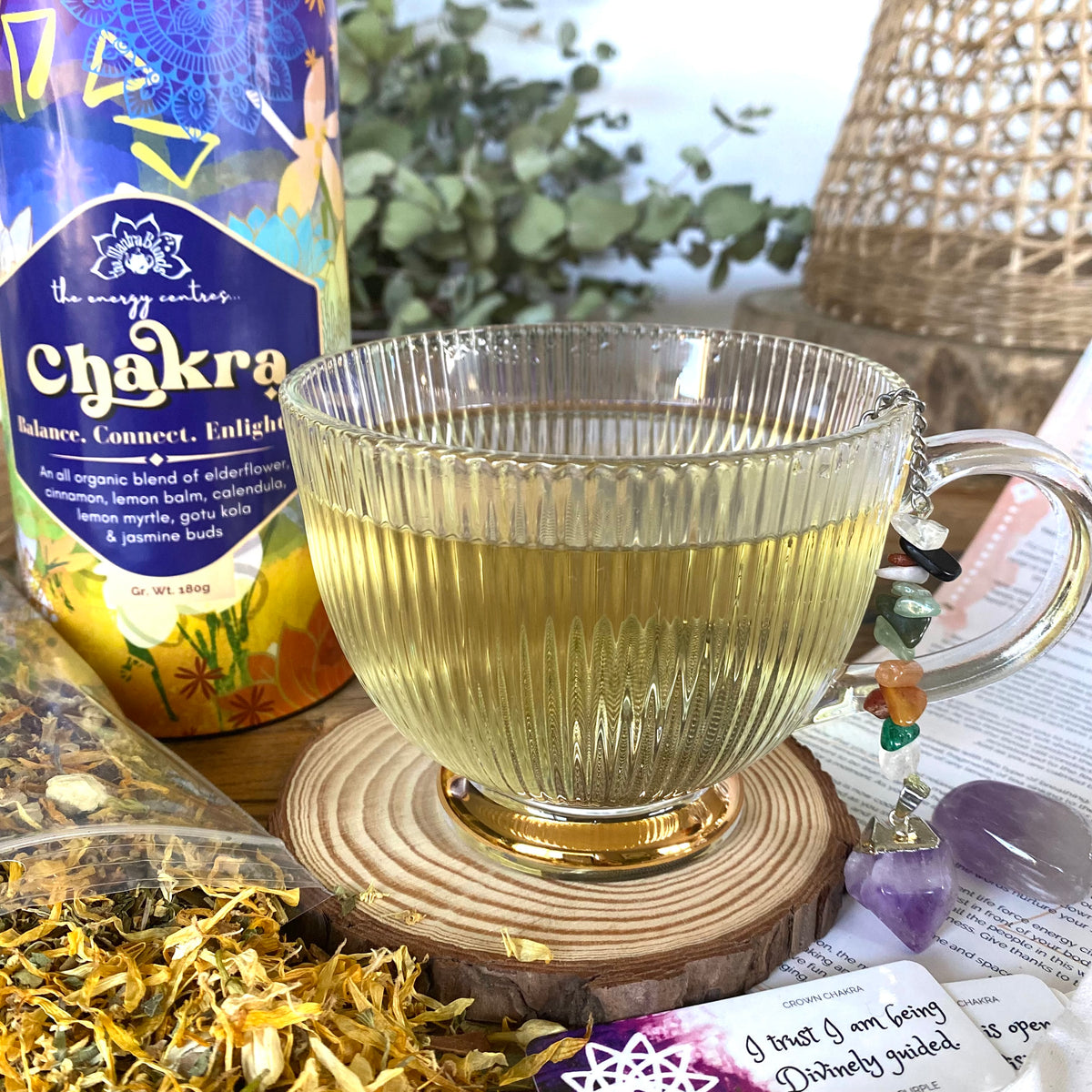 CHAKRA | Energy Alignment Tea Ritual Canister - Balance. Connect. Enlighten.