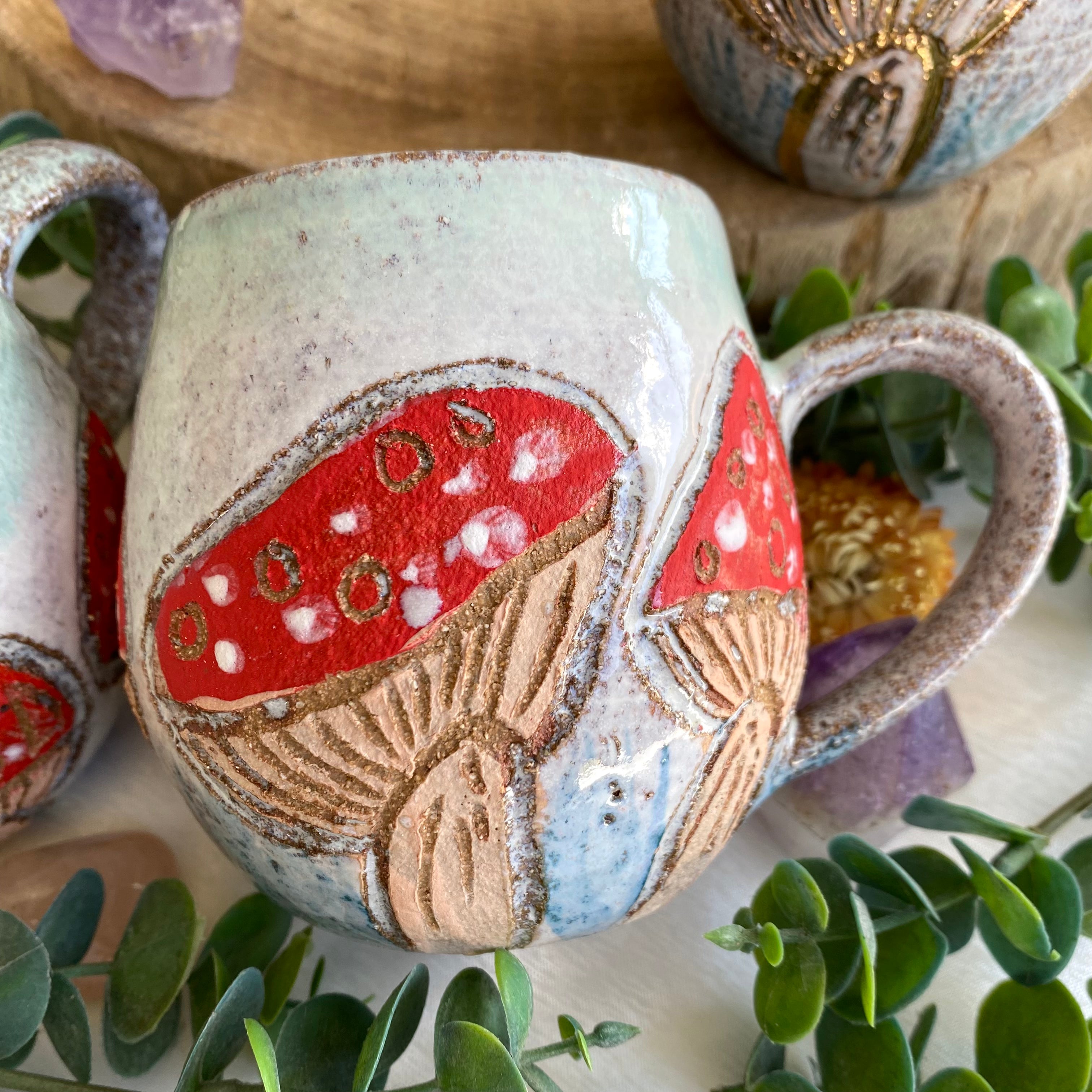 Crystal Mugs by Carys Martin
