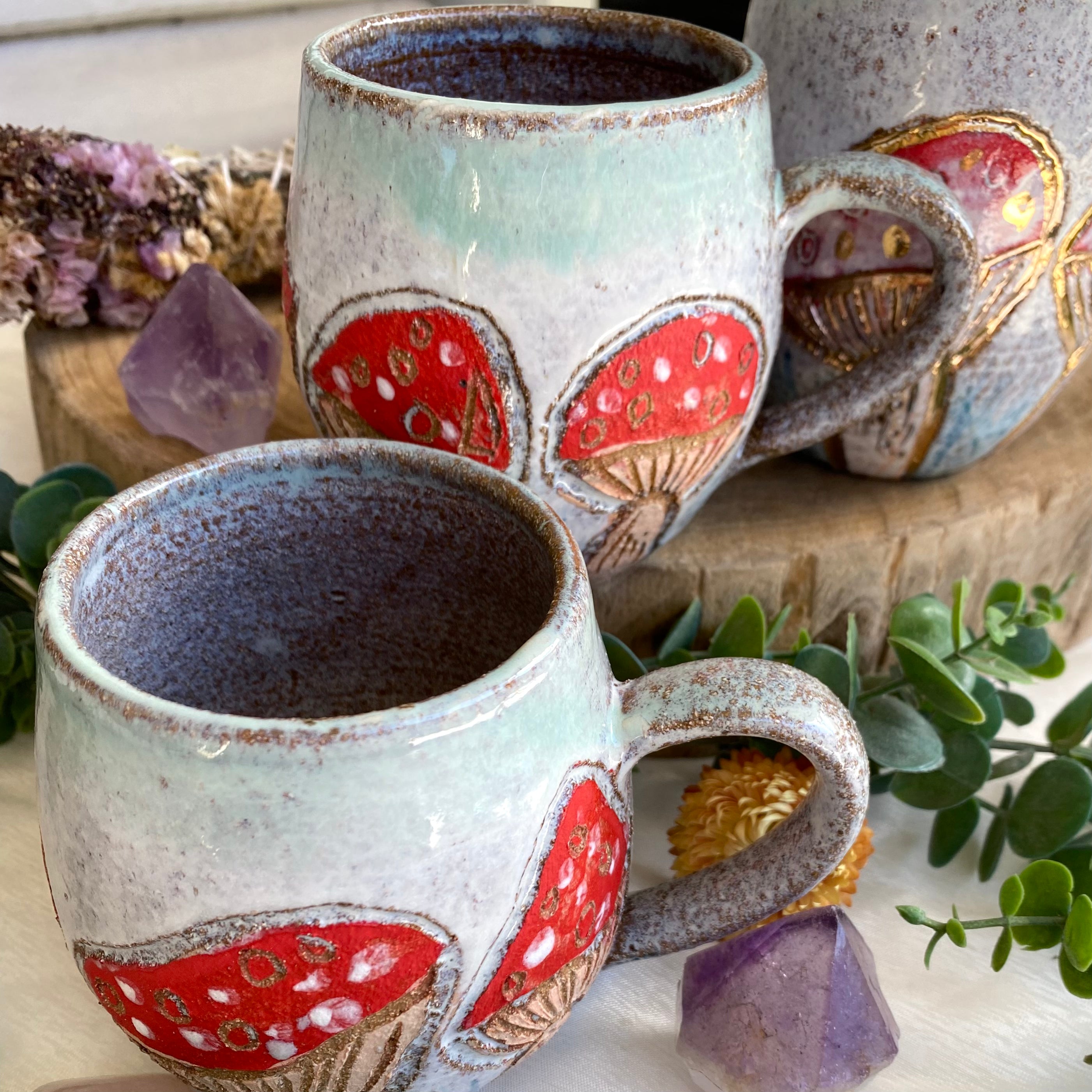 Crystal Mugs by Carys Martin