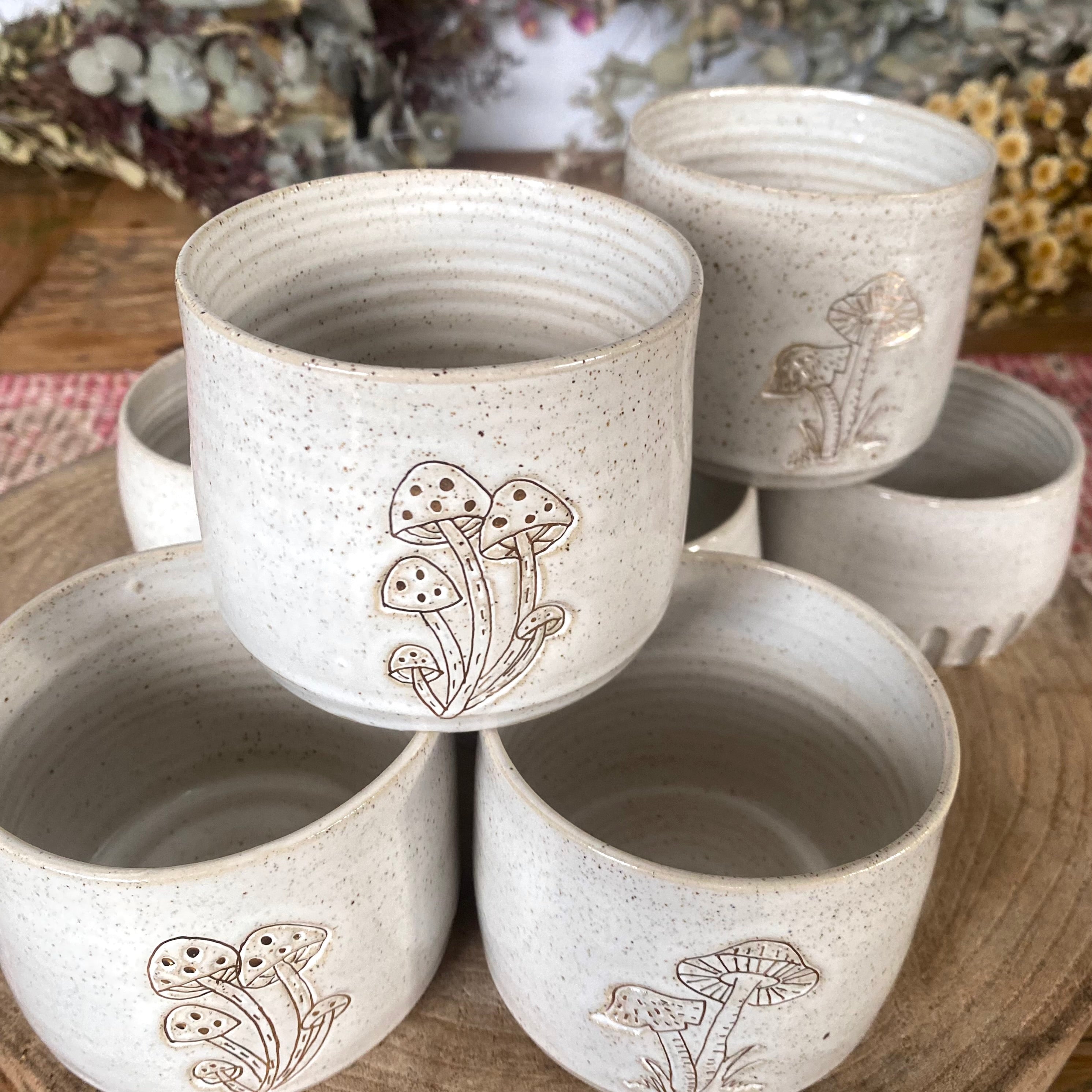 Wolf and Clay Ceramic Mugs