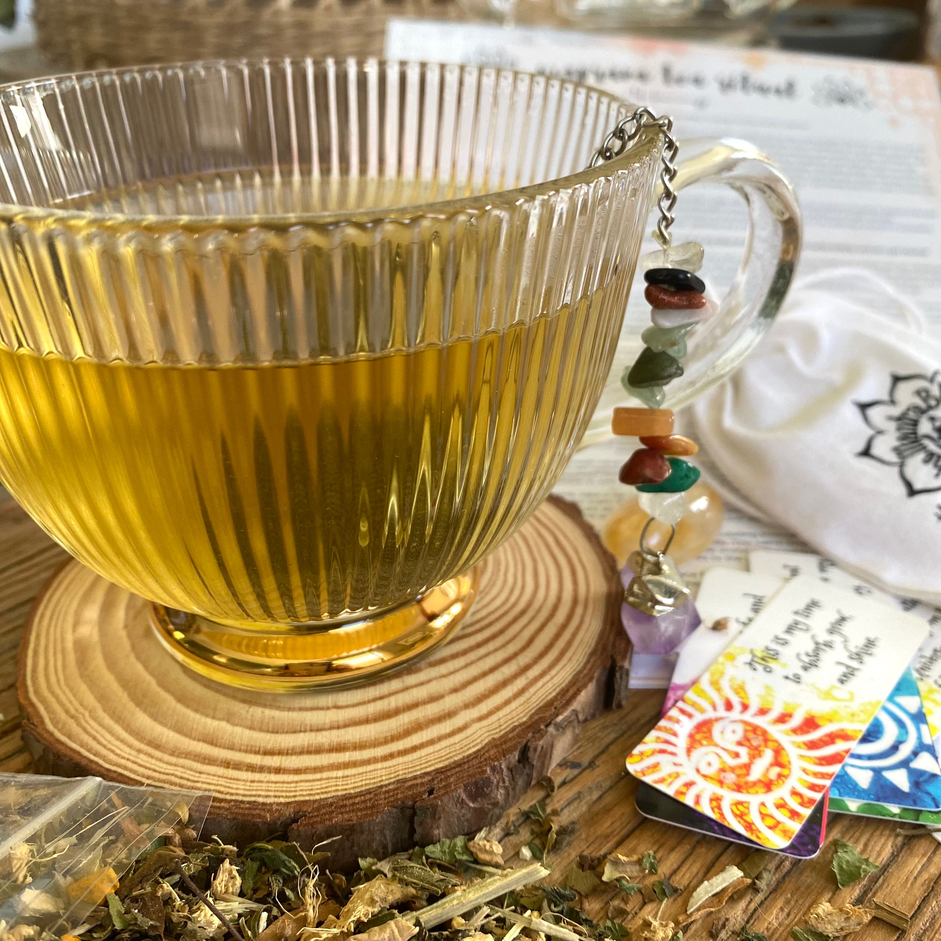AURORA | Morning Gratitude Tea Ritual Canister - Awaken. Energise. Protect.