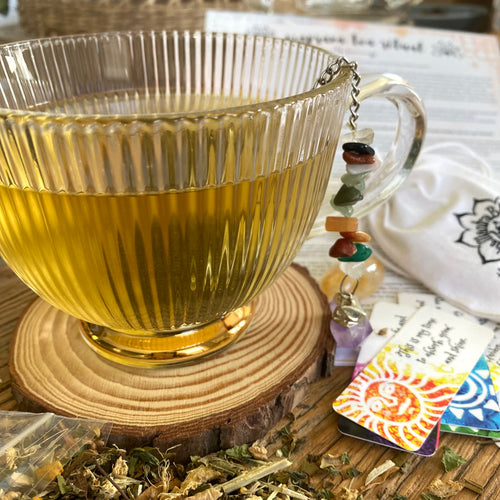 AURORA | Morning Gratitude Tea Ritual Canister - Awaken. Energise. Protect.