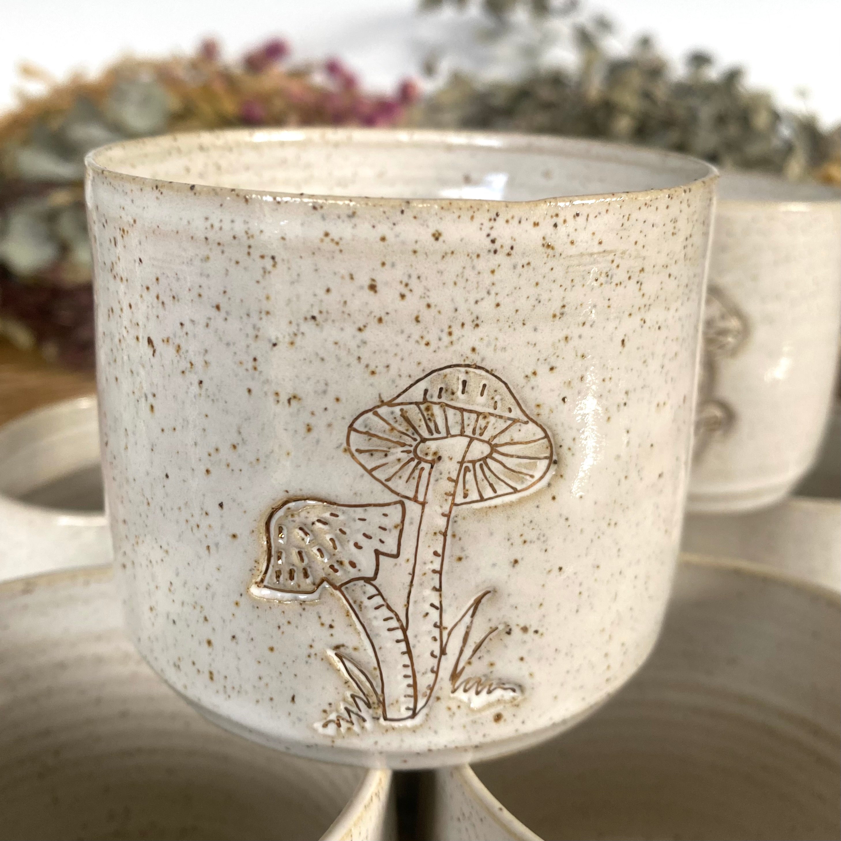 Wolf and Clay Ceramic Mugs