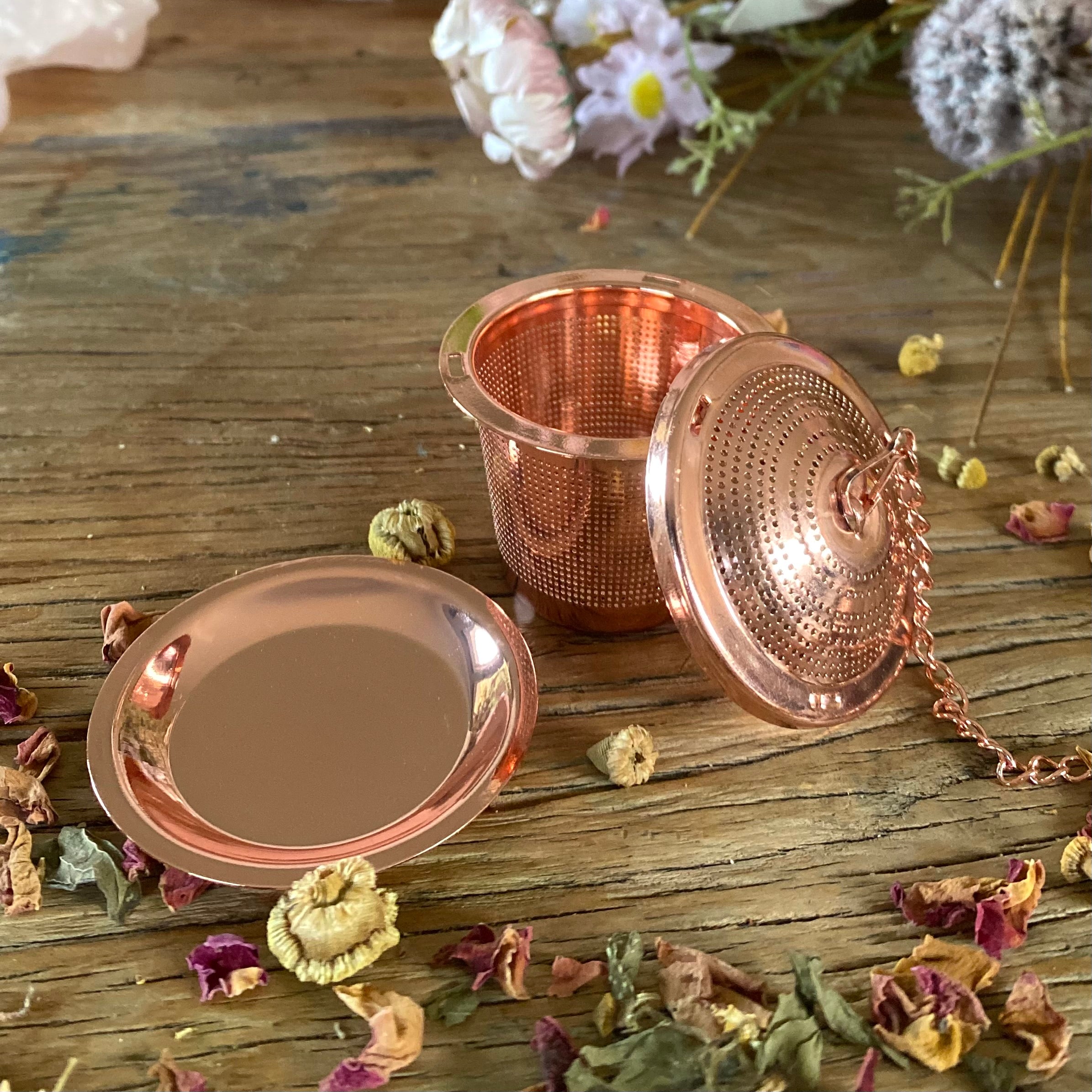 Rose Gold Tea Infuser Basket