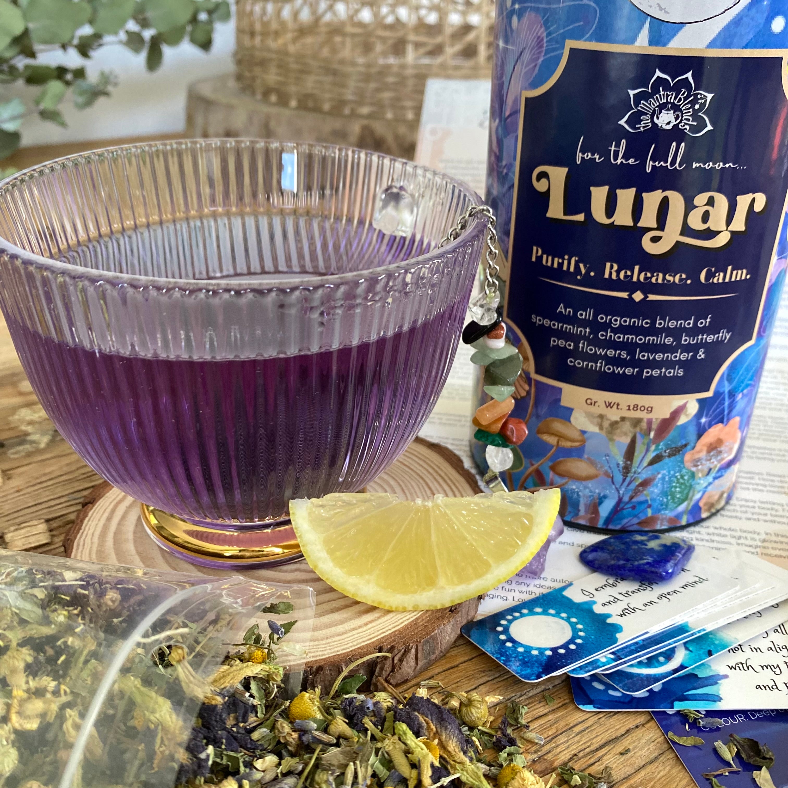 LUNAR (Full Moon) Herbal Tea Pack - Purify. Release. Calm.