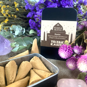 "Tribe Earth" Incense In Slide Tins (CONES)