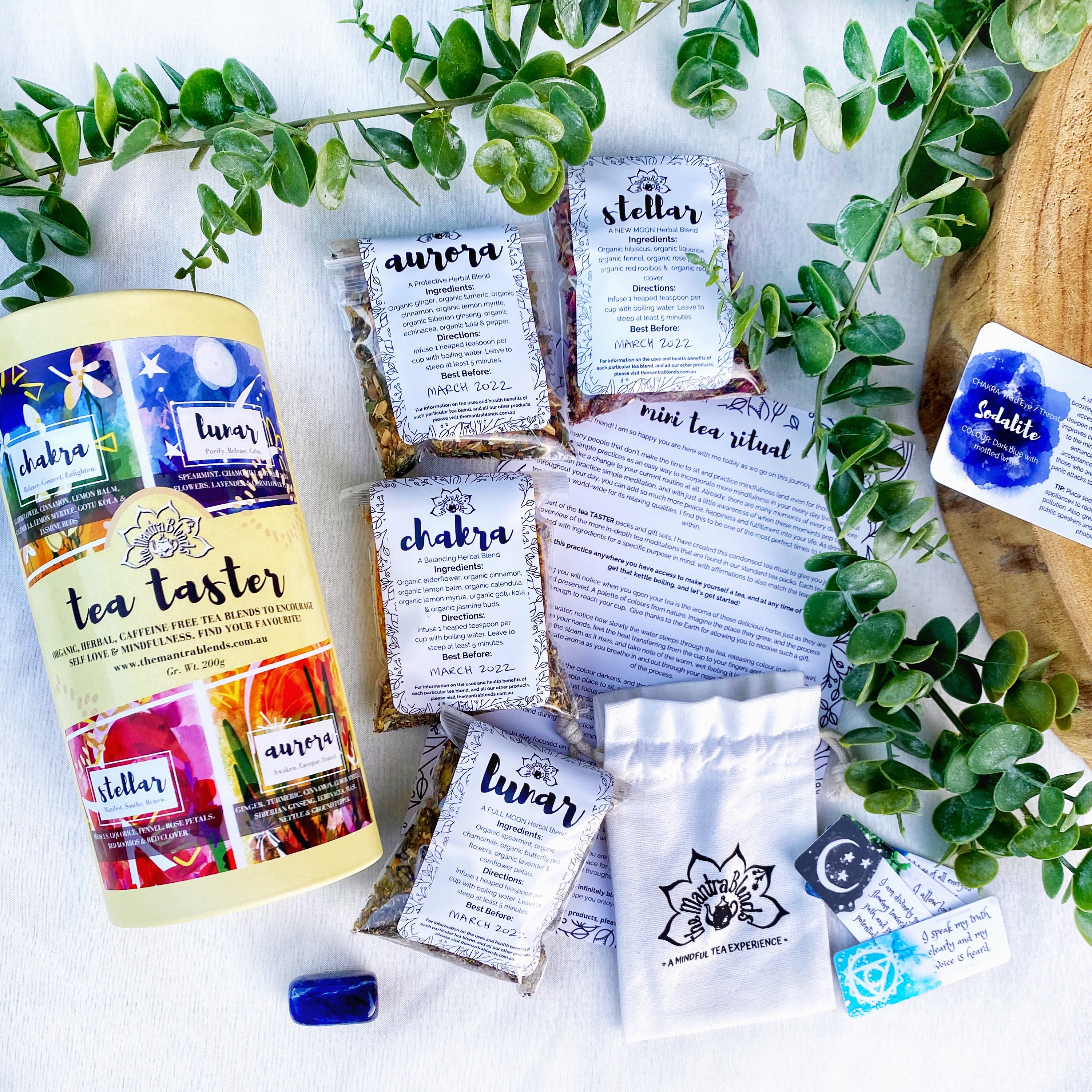 THE TEA TASTER Pack - Organic. Herbal. Caffeine-free.