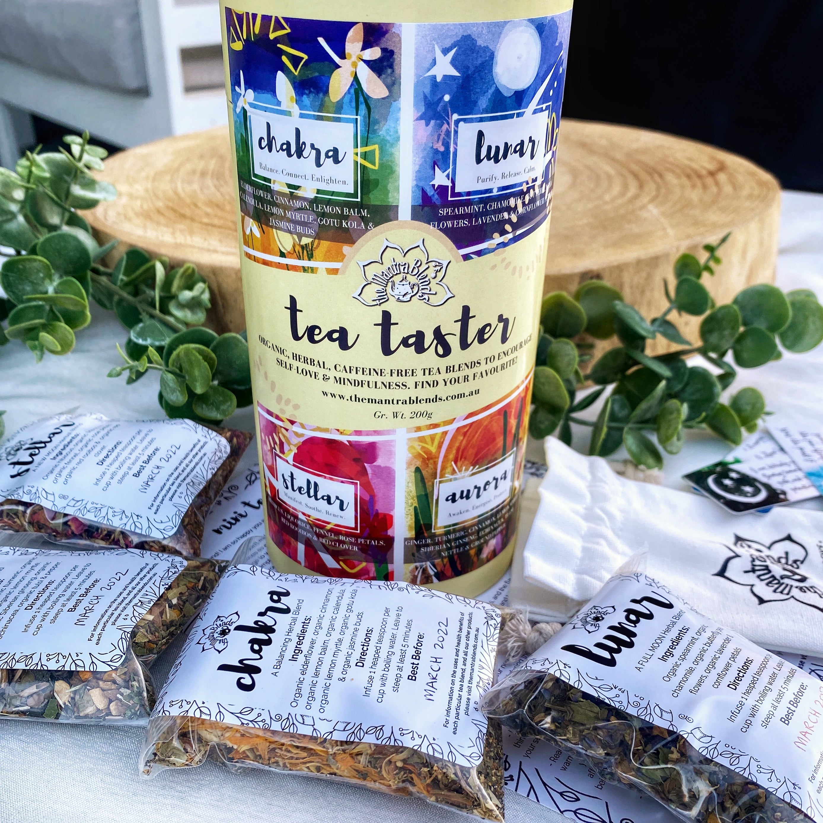 THE TEA TASTER Pack - Organic. Herbal. Caffeine-free.