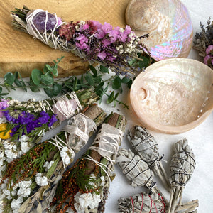 Floral Sage Cleansing Wands & Sticks
