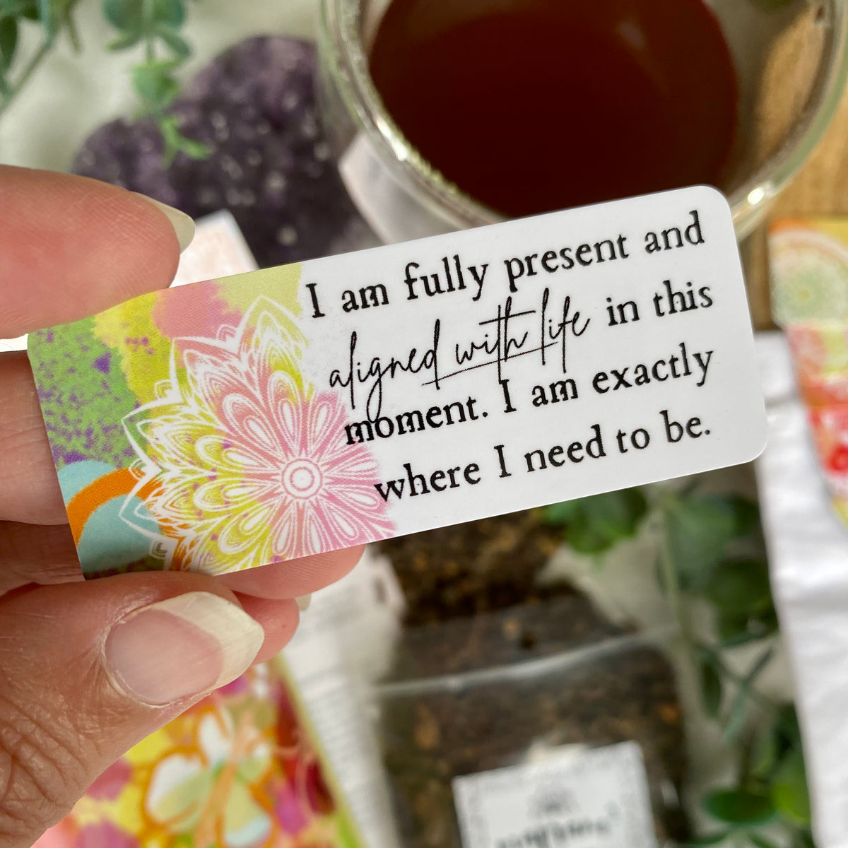 MAPRANA | Herbal Chai Tea Ritual Canister - Breathe. Flow. Radiate.
