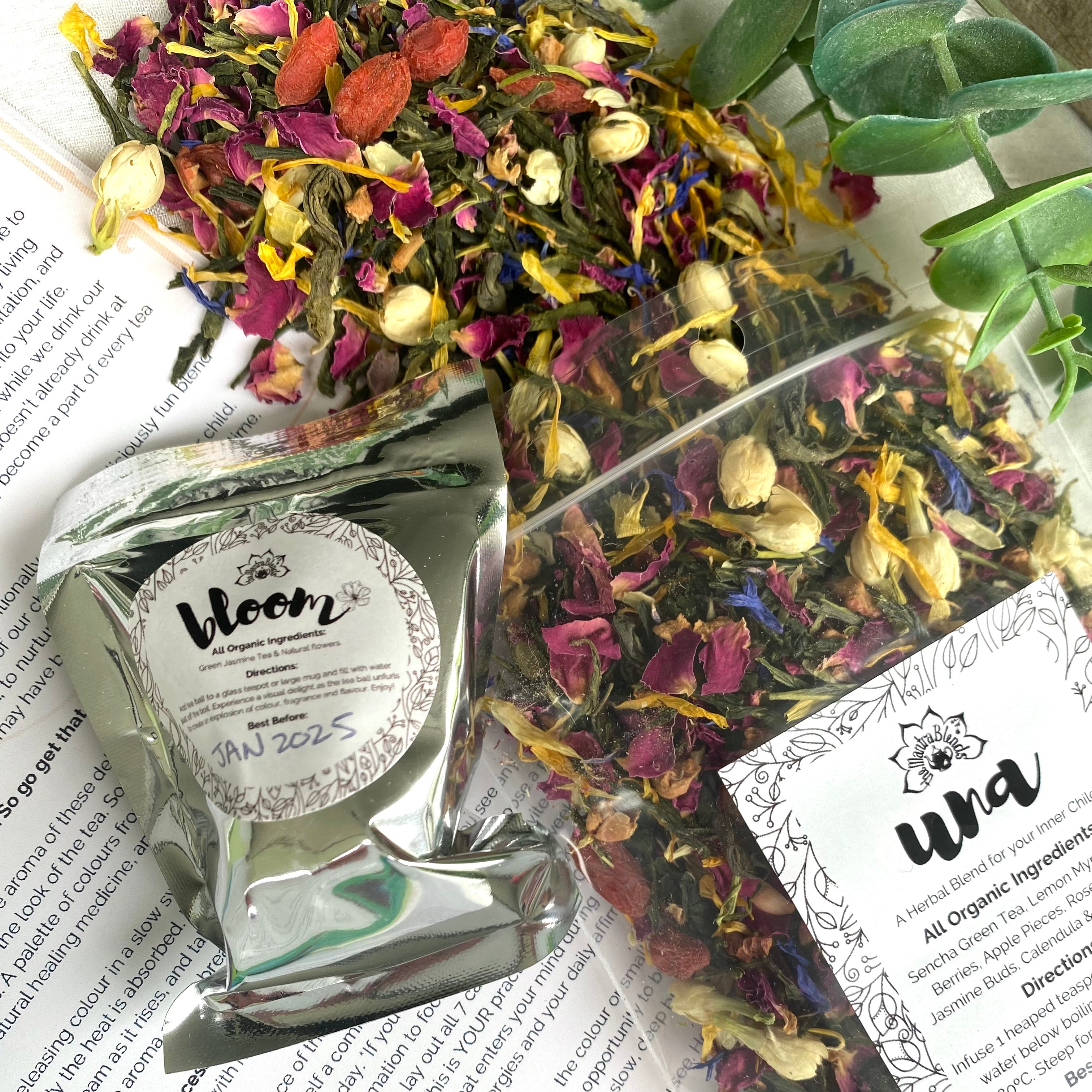 UNA Green Tea Pack - Heal. Nourish. Bloom.